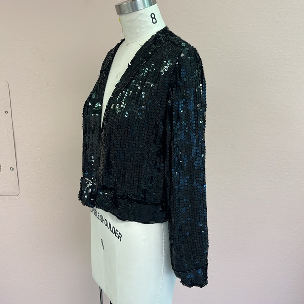 Vintage sequin jacket - Picture 3 of 6